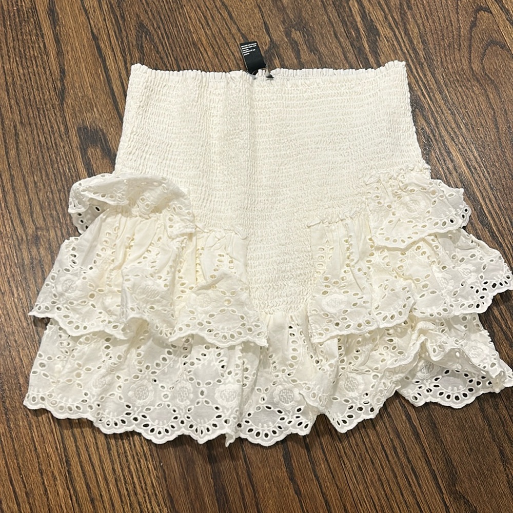 COPY - Forever 21, white mini skirt!